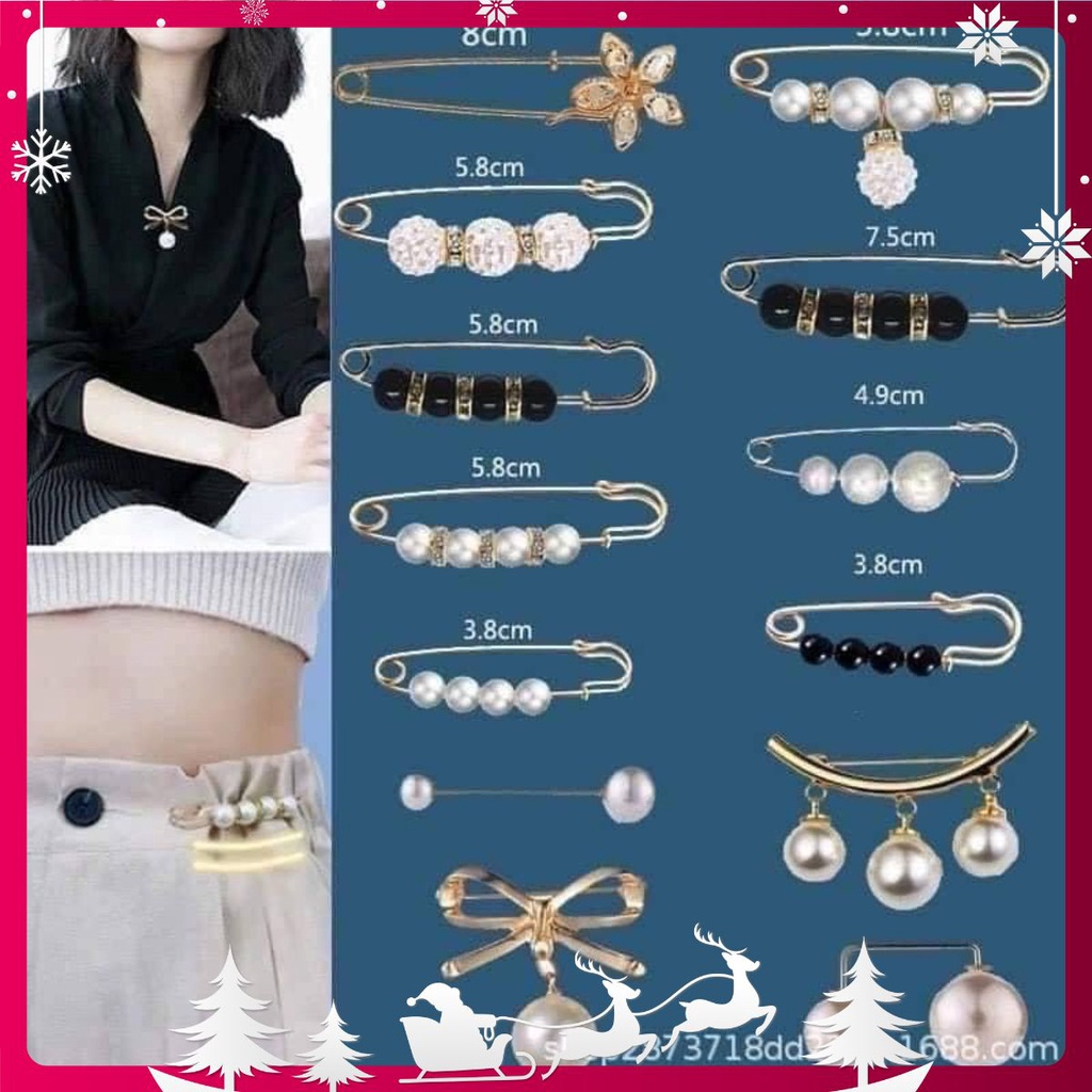 COMBO 10 sÉT 13 CHI TIẾT GHIM CÀI QUẦN ÁO SIÊU XINH CHO NỮ – MAX SIÊU THỊ TIỆN ÍCH
