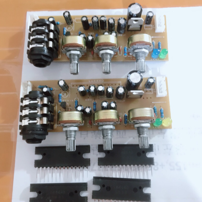 mạch công suất la4440 liền âm sắc V2