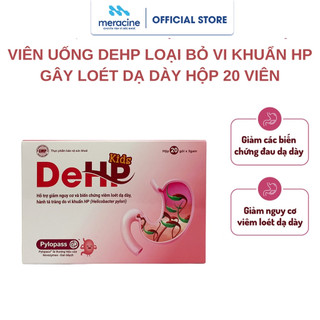 Thực phẩm bảo vệ sức khoẻ DeHP Kids - Thải trừ vi khuẩn HP gây viêm loét dạ dày, hộp 20 gói