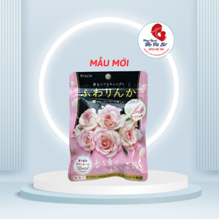 Kẹo hoa hồng thơm cơ thể Kracie của Nhật 12 viên