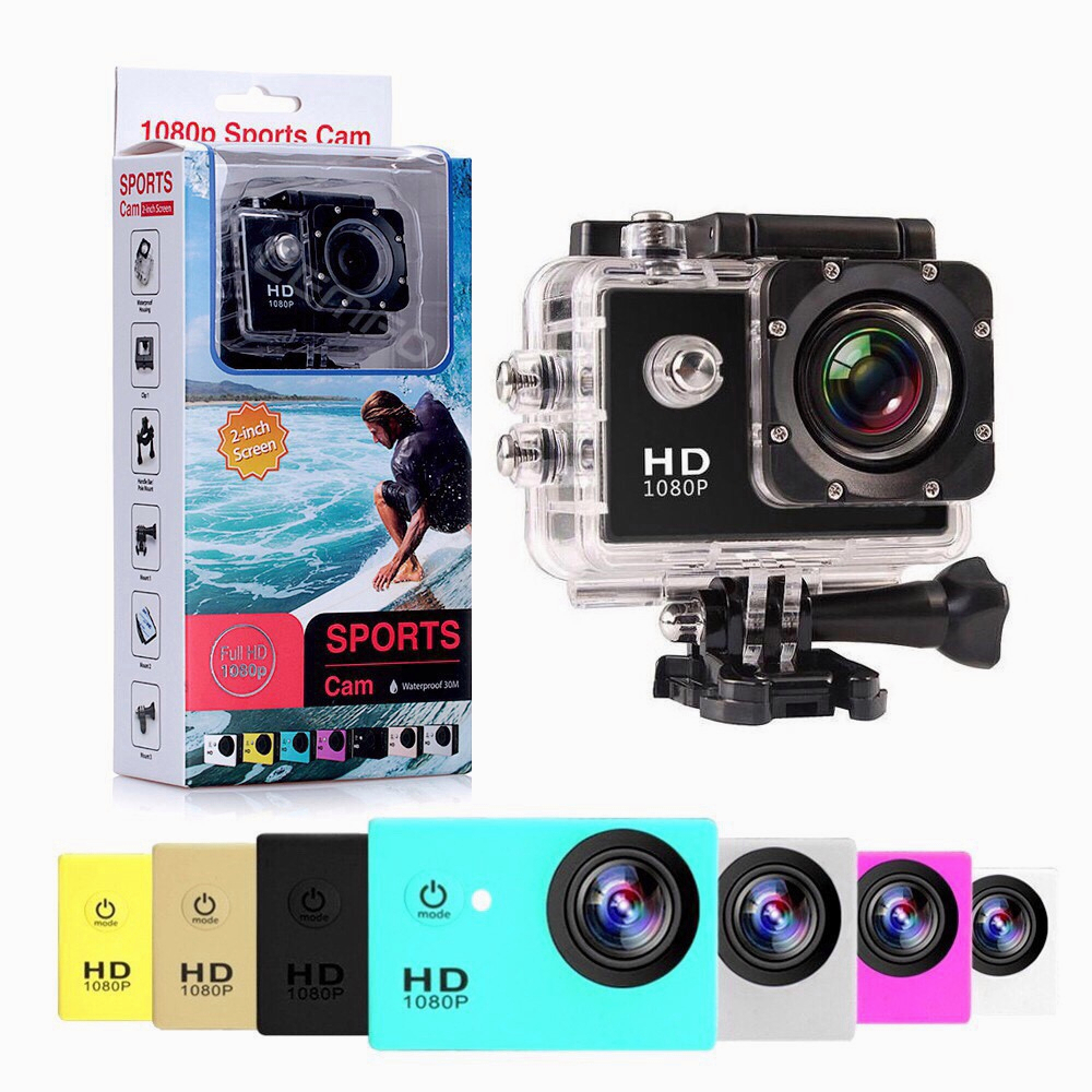 Máy ảnh thể thao chống nước 1080p Máy ảnh lặn DV thể thao ngoài trời đa chức năng Video hình ảnh | BigBuy360 - bigbuy360.vn