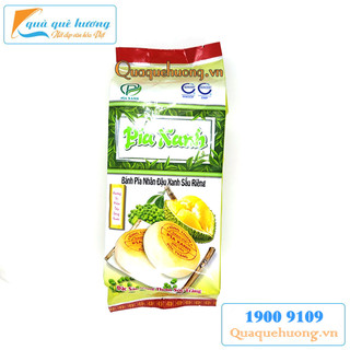 Bánh Pía nhân đậu xanh sầu riêng Pía Xanh – Đặc sản Sóc Trăng