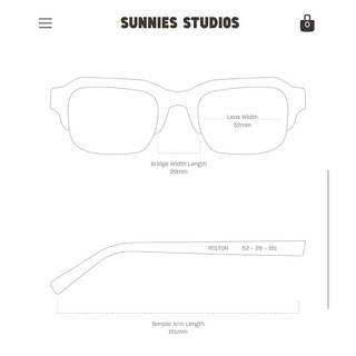 KÍNH MẮT |SUNNIES STUDIOS| Sunnies Studios MILTON