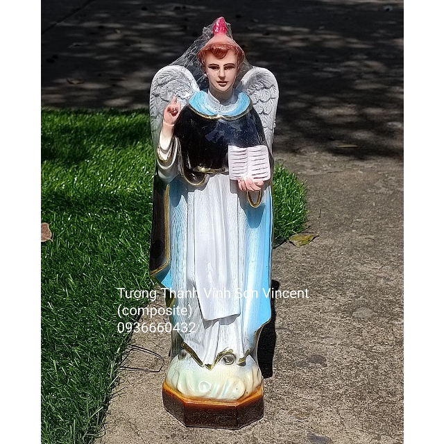 TƯỢNG THÁNH VINH SƠN 30CM TƯỢNG CÔNG GIÁO COMPOSITE