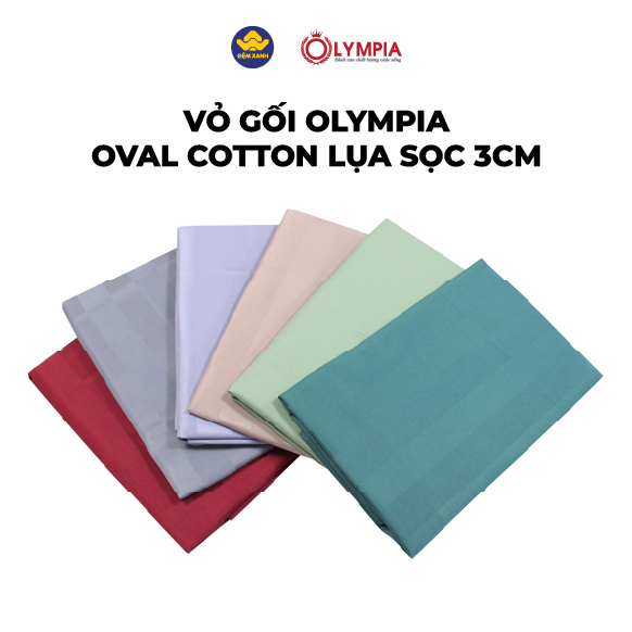 Vỏ gối Olympia Oval cotton lụa