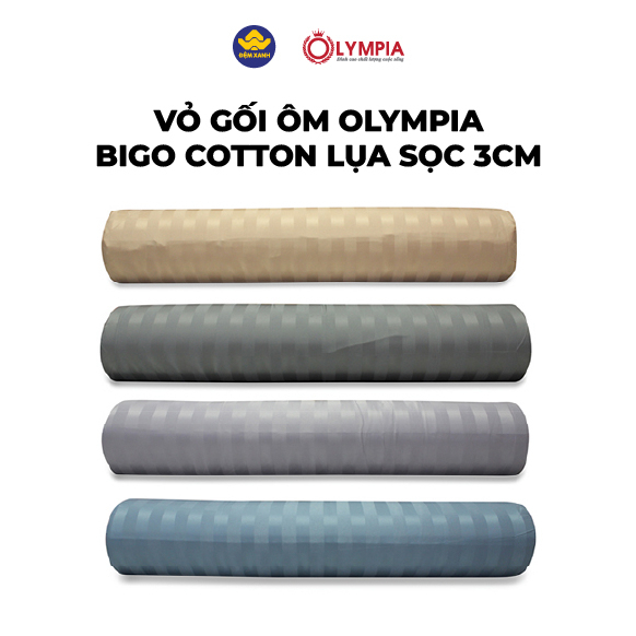 Vỏ gối ôm Olympia Bigo cotton lụa