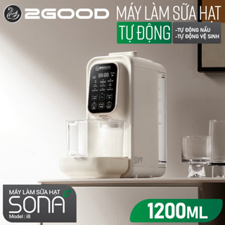 Máy Làm Sữa Hạt Tự Động 2GOOD SONA i8 (1,2 Lít) - Tự Động Nấu, Tự Động Vệ Sinh, Khử Sạch Vi Khuẩn Và Mùi Thực Phẩm