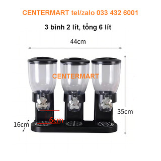Bình đựng ngũ cốc 1 ngăn 2 ngăn 3 ngăn cho buffet