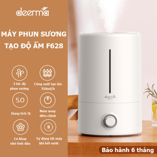 Máy Phun Sương Tạo Ẩm Không Khí Phòng Điều Hòa XIAOMI DEERMA F628 Dung Tích 5L Điều Chỉnh 3 Chế Độ Cam Kết Chính Hãng