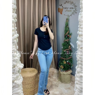 [HÀNG LOẠI 1] Áo đuôi tôm cổ tròn xẻ V. MSA503