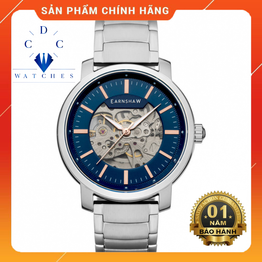 Đồng hồ Nam Thomas Earshaw Automatic Dây Kim Loại ES-8214-22