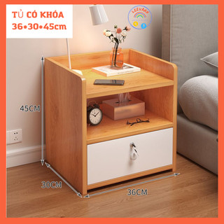 Kệ đầu giường, tủ đầu giường có khóa, bảo hành 12 tháng
