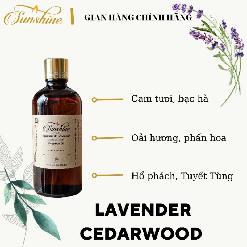 Hương liệu cao cấp làm nến thơm Fragrance oils