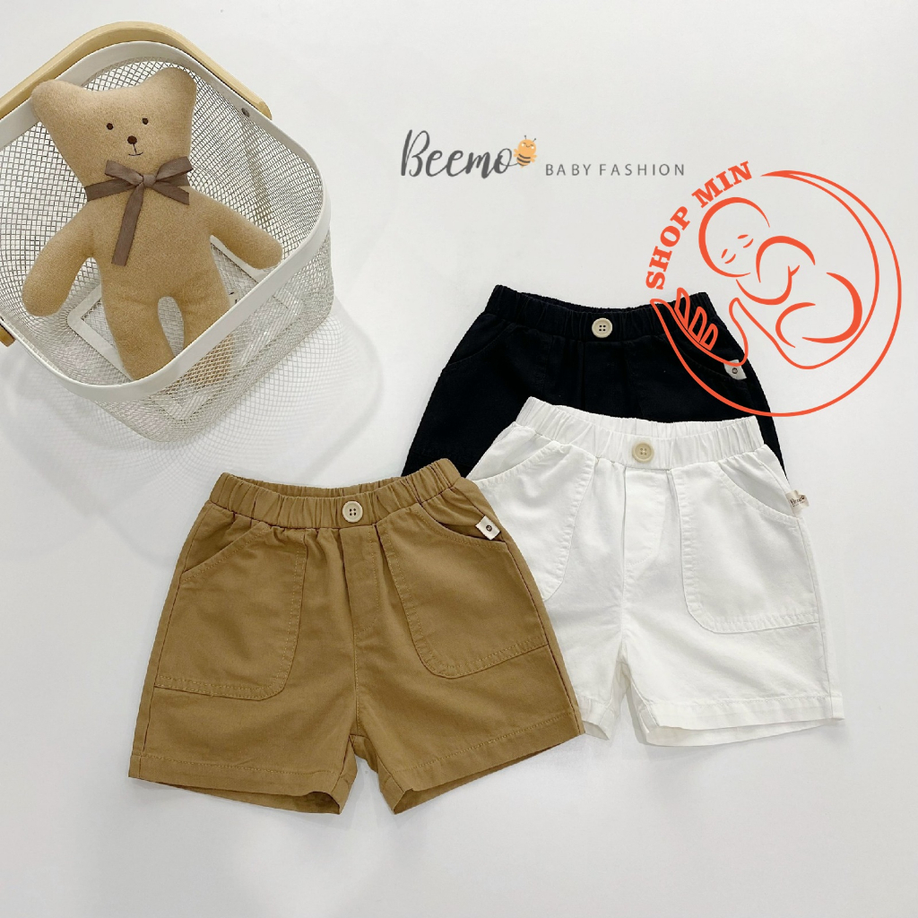 (HÀNG MỚI VỀ) Quần đùi kaki Beemo, Quần Sooc cho bé Trai siêu đẹp 22023Q (MB.V103)