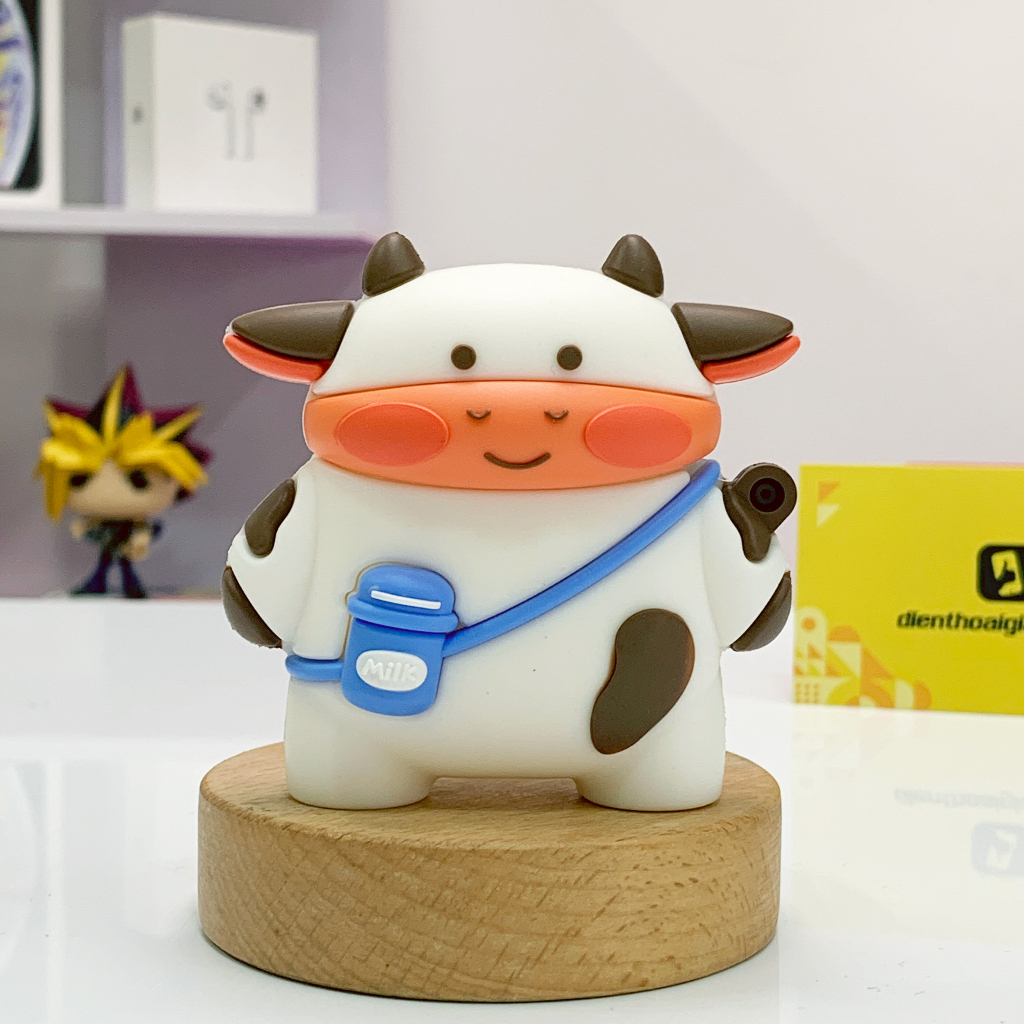 Vỏ đựng ốp CASE AIRPOD 1/2/3/Pro Bằng Silicon Trơn, Hình Hoạt Hình Dễ Thương bảo vệ tai nghe không dây