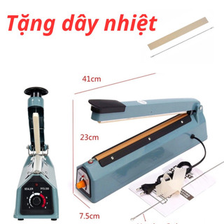 Máy hàn miệng túi pfs200 vỏ sắt ép bao bì ni lông, túi zip ,...không kén túi đa năng tiện dụng bảo quản sản phẩm 20cm
