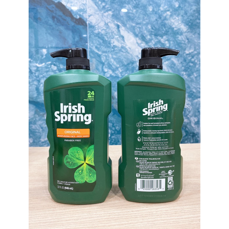 Sữa tắm-gội nam IRISH SPRING 946ml