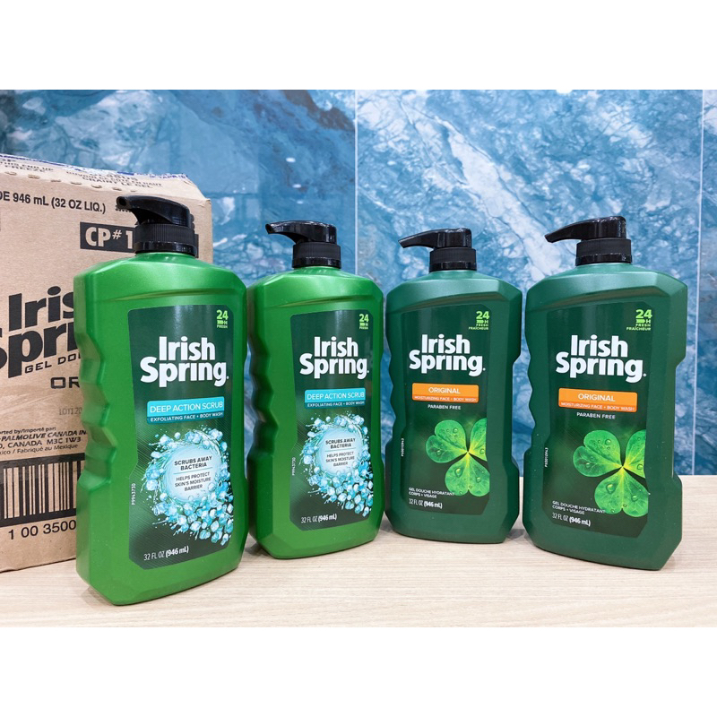 Sữa tắm-gội nam IRISH SPRING 946ml
