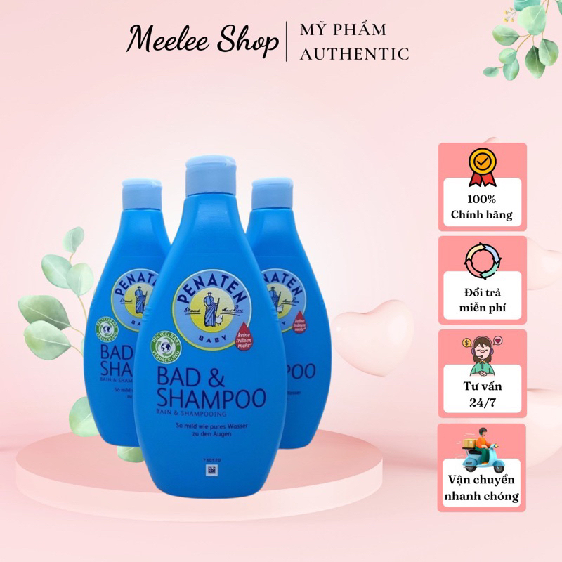Sữa Tắm Và Gội Chống Cảm Penaten - Hương Thơm Mát Và Độ PH Nhẹ Nhàng Giữ Độ Ẩm Cho Làn Da Non Nớt Của Bé (400ml)