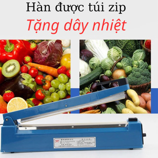 Máy hàn miệng túi bằng tay pfs400 vỏ sắt hàn mọi chất liệu túi bảo quản thực phẩm 40cm