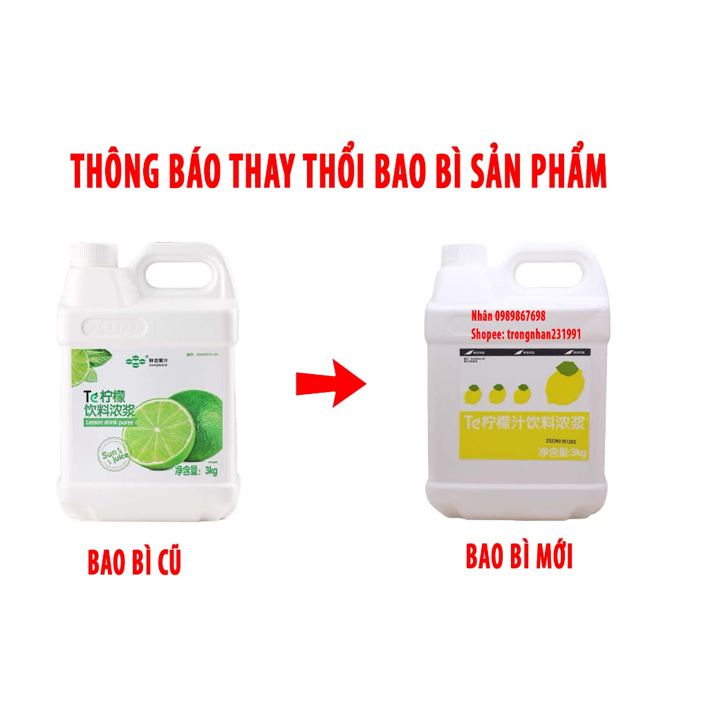Siro chanh xanh TE