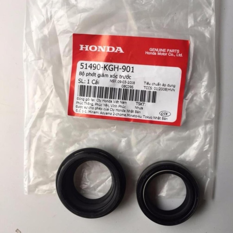 Phớt giảm sóc trước chính hãng HONDA 1 bên cả phớt chắn bụi