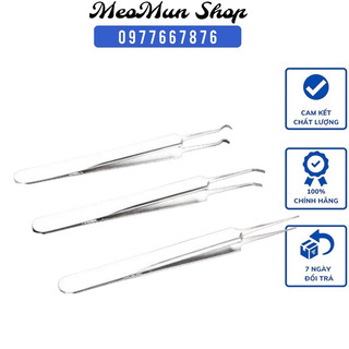 Bộ 3 Nhíp Gắp Mụn Bằng Thép Không Rỉ