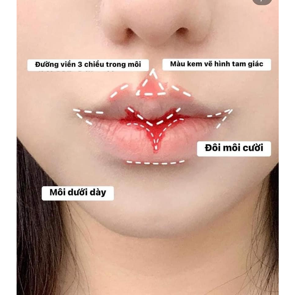 Cọ Tán Son Môi Giúp Đánh Lót Cho Môi, Tán Màu Son Môi, Đánh Tan Viền Đa Năng Và Hiệu Quả