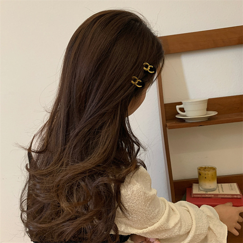 Kẹp tóc hình Phong Cách Retro Hàn Quốc Cho nữ