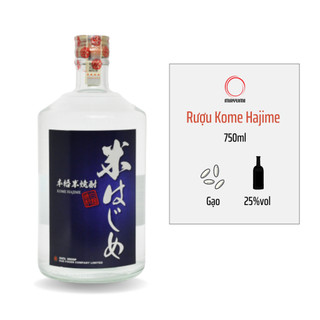 Rượu Shochu Gạo Kome Hajime 750ML