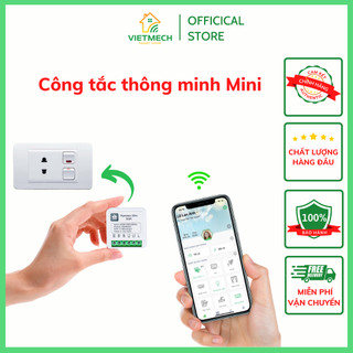 Công tắc thông minh Hunonic Mini biến công tắc thường thành thông minh