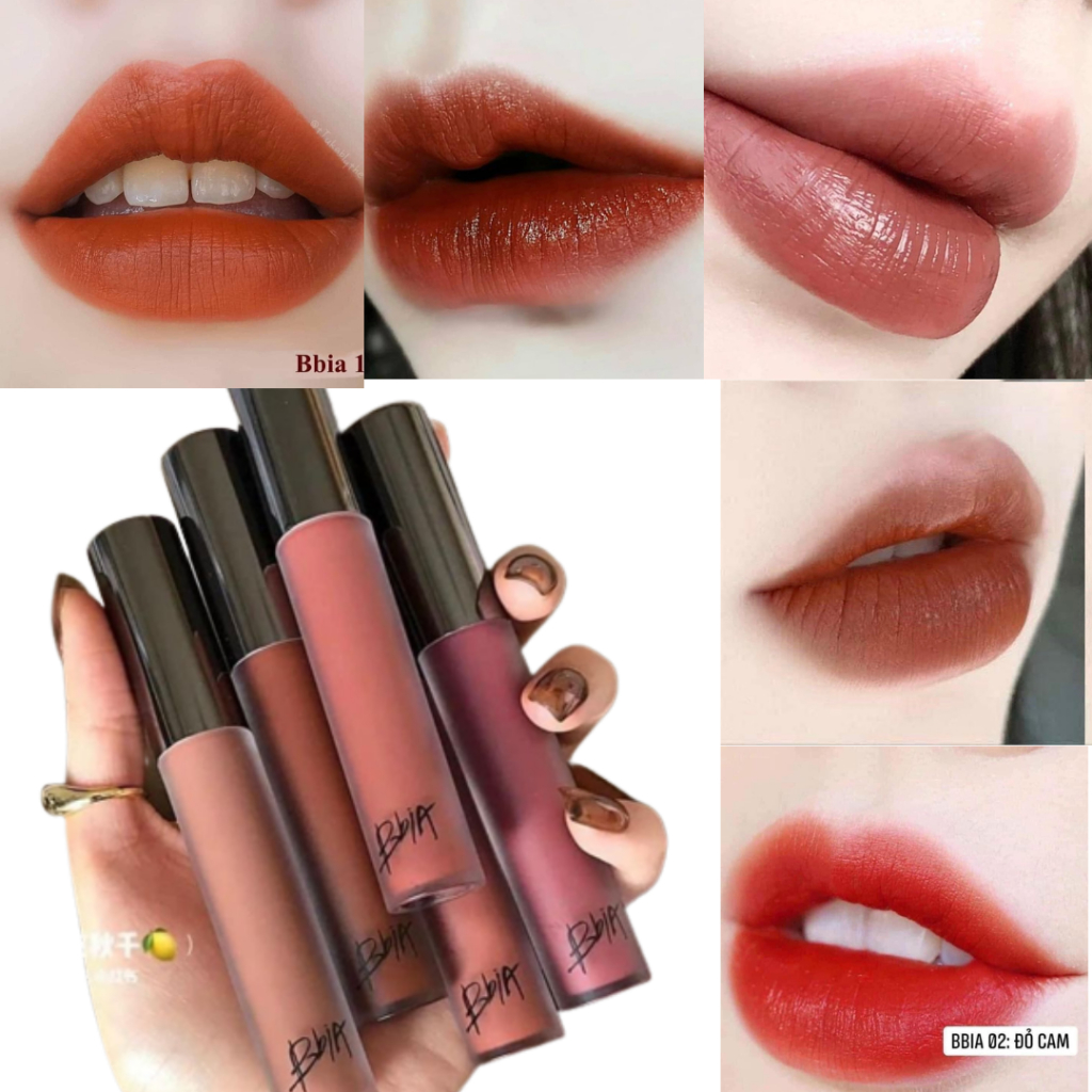 Son kem BBIA Last Velvet Lip Tint màu 02-12-25-36-38 (HÀN QUỐC)