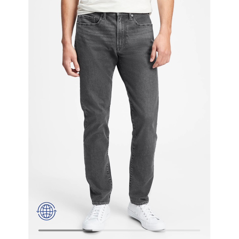Quần jean nam Gap All Temp Slim Taper Jeans With Washwell