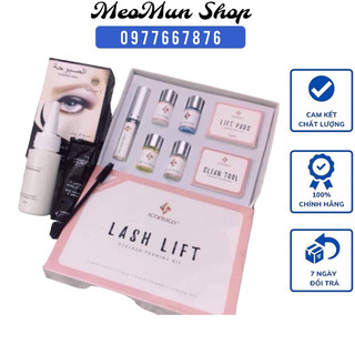 combo Uốn mi phủ đen Sabbuha Collagen Hàn Quốc Hiệu Lash lift _
