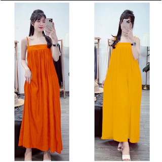 Đầm babydoll chất lụa ý