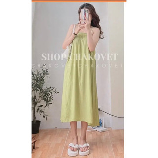 Đầm babydoll chất lụa ý