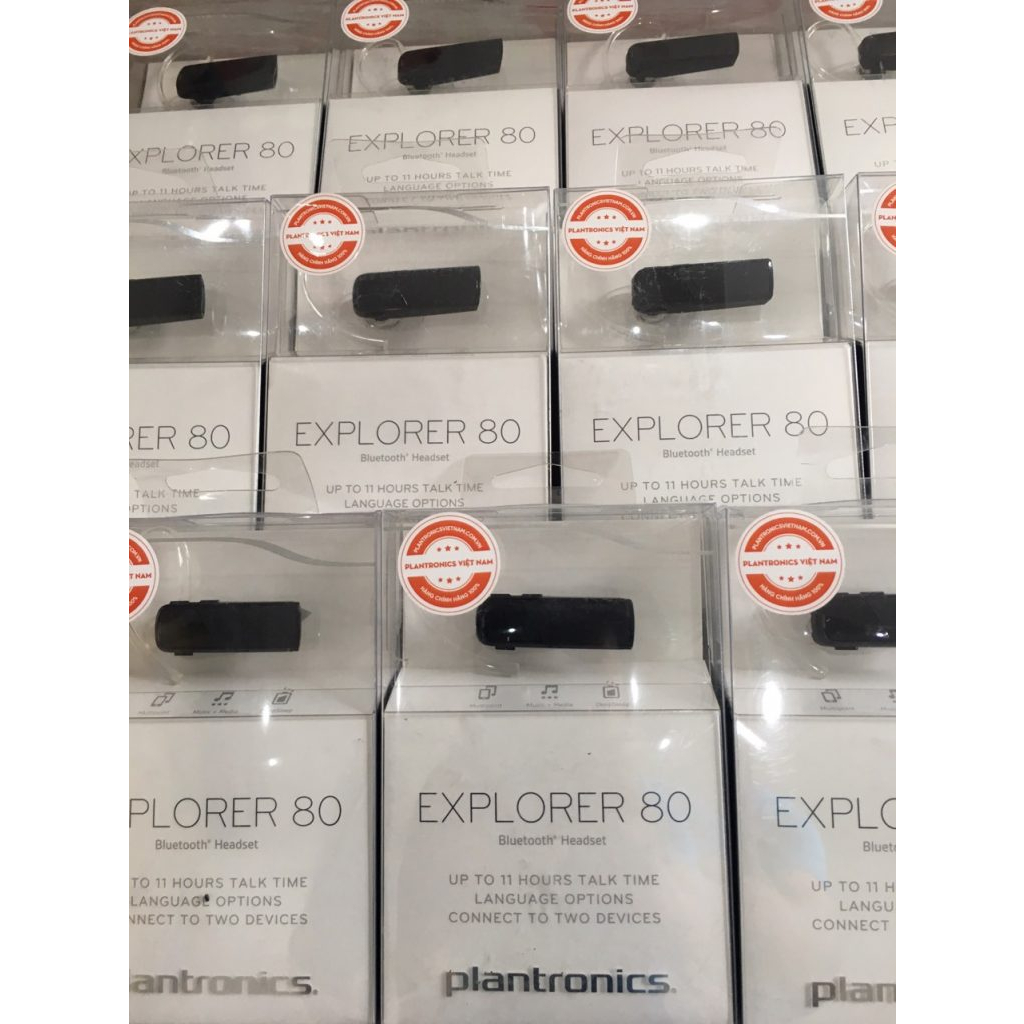 Tai nghe Bluetooth Plantronics Explorer 80 đàm thoại liên tục 11h
