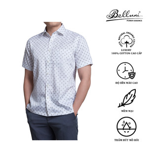 Áo sơ mi nam ngắn tay cotton BELLUNI - ANL.CM.BE.4.W1
