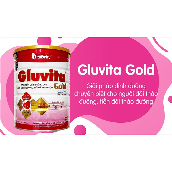 Sữa Gluvita Gold_900g / 400g - Dành cho người bị tiểu đường - Date Mới