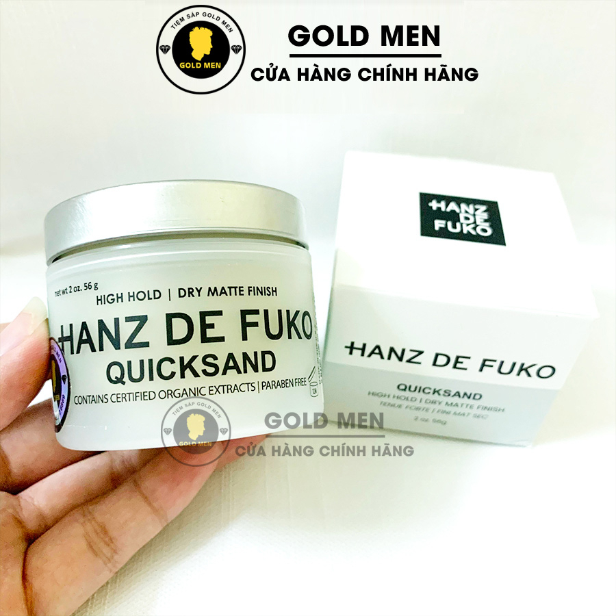 Sáp vuốt tóc Hanz De Fuko Quicksand + Tặng quà