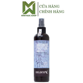 Xịt dưỡng phục hồi cho mọi loại tóc Delofil Arganoil Protein 260ML chính hãng