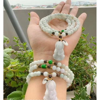 Dây quấn tay 3 vòng Ngoc Cam tanh trắng tự nhiên