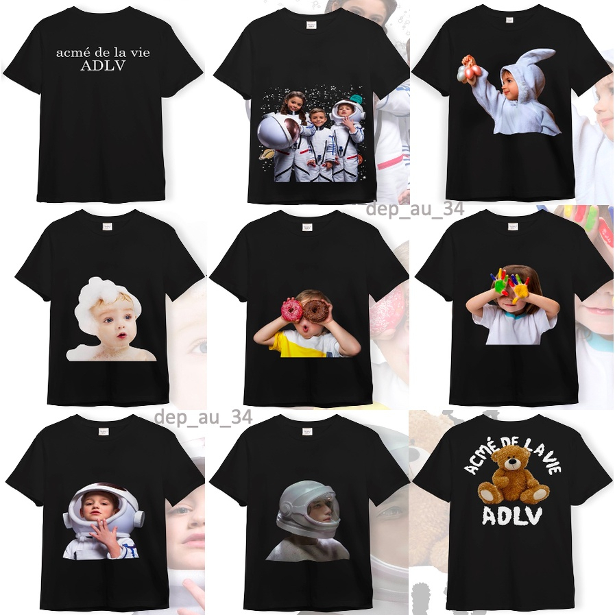 Áo ADLV chính hãng thun Cotton 2 chiều 24 Mẫu form rộng phong cách unisex phông basic nam nữ