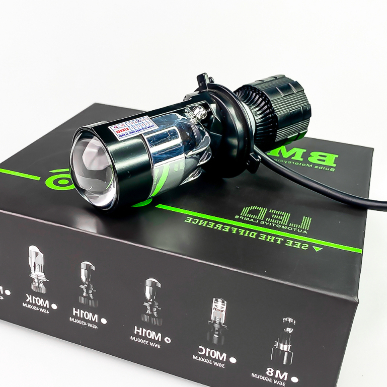 ( MUA 1 TẶNG 1 ĐÈN HẬU ) Đèn Pha Bi Cầu M01H BMA,Lắp Đặt Như Bóng Zin Cho Các Dòng Xe Máy, Ô TÔ BH 1 Năm