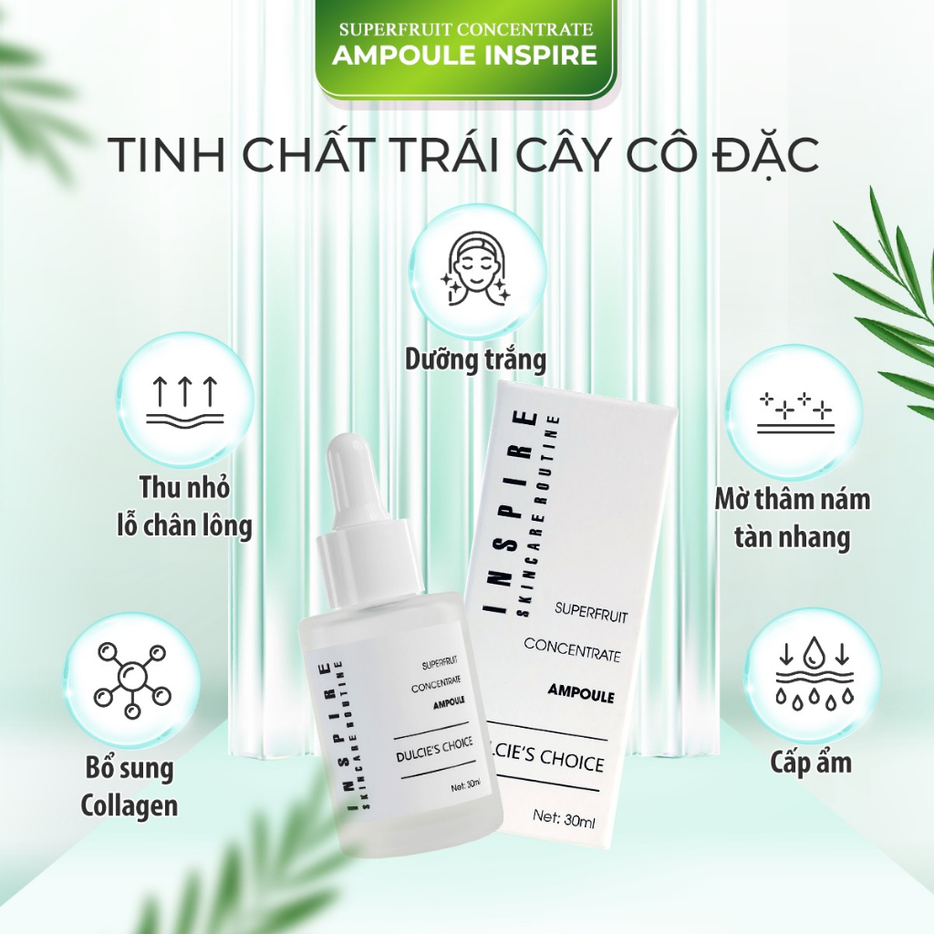 Serum Dưỡng Da Sáng mịn Thế Hệ Mới INSPIRE AMPOULE 30ml