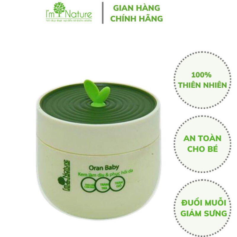 Kem Làm Dịu Và Phục Hồi Da Oranbaby Của I'm Nature