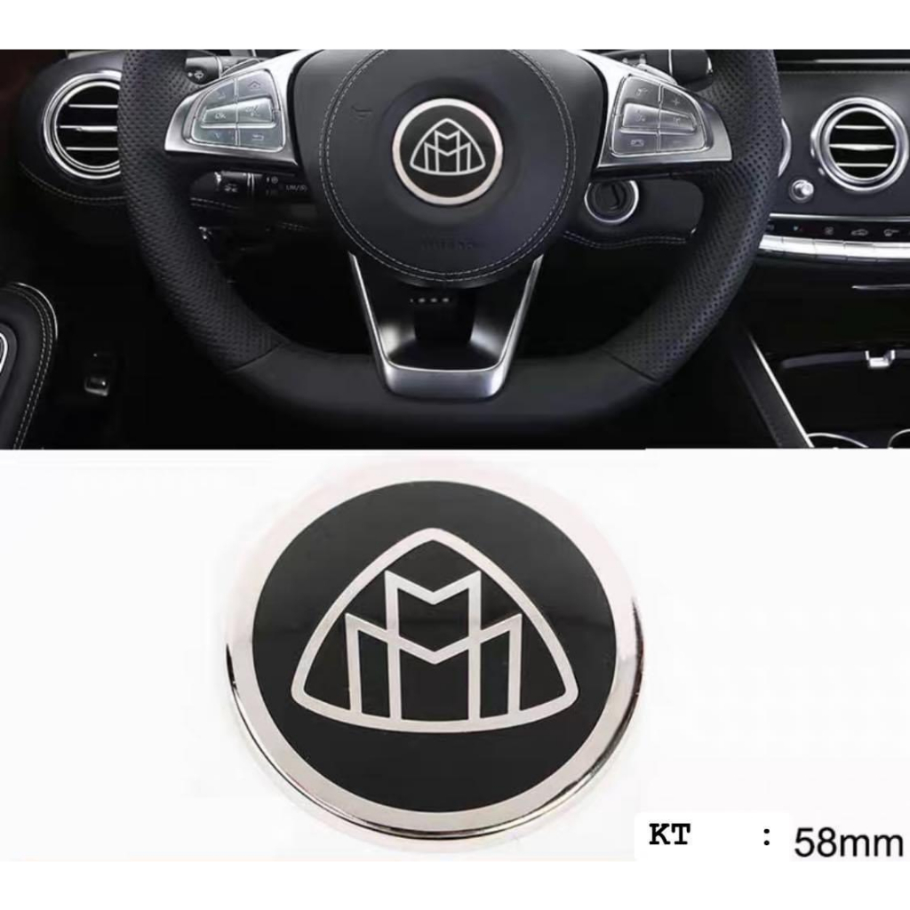 LOGO MAYBACH DÁN VÔ LĂNG XE MERCEDES-BENZ