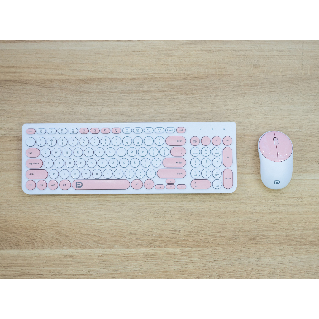 Bộ Bàn Phím Chuột Không Dây Forter IK6631 - Chính Hãng