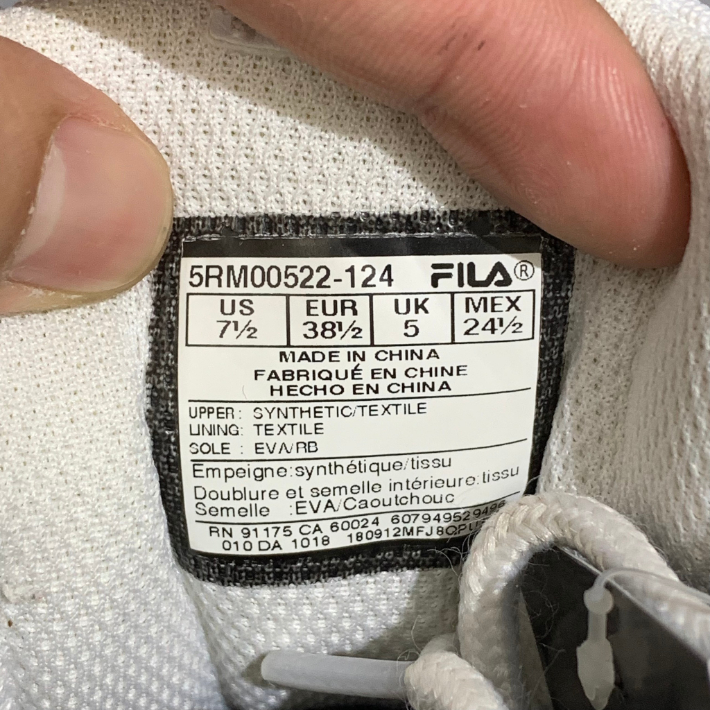 Giày 2hand FILA RAY X FOLDER