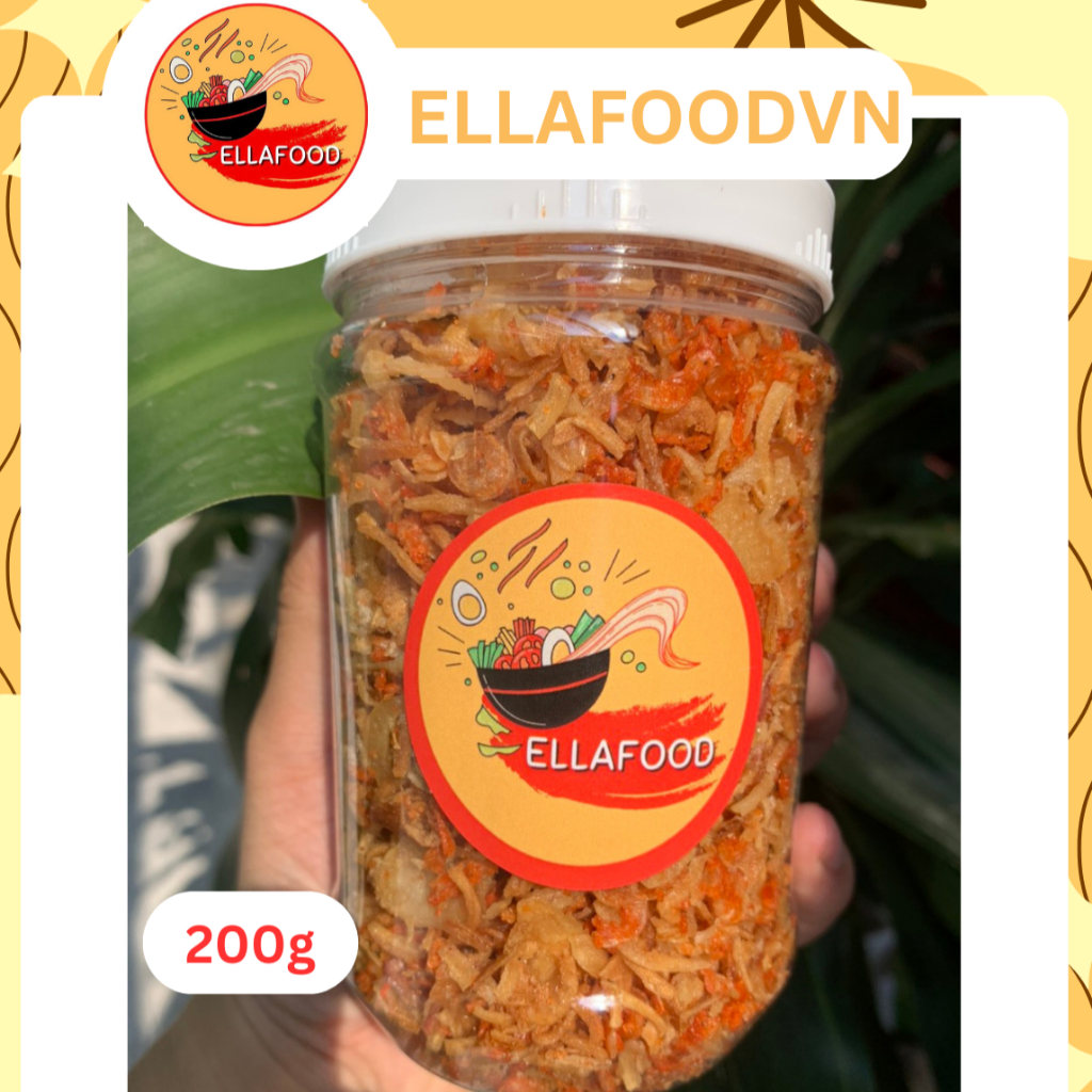 Muối Ruốc Hành Phi 200G - Muối Tôm Nhuyễn Hành Phi đặc sản Tây Ninh (ăn kèm bánh tráng phơi sương và bơ) - ĂN LÀ MÊ